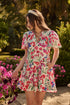 Kivia Blossom Rock A By Trapeze Mini Dress